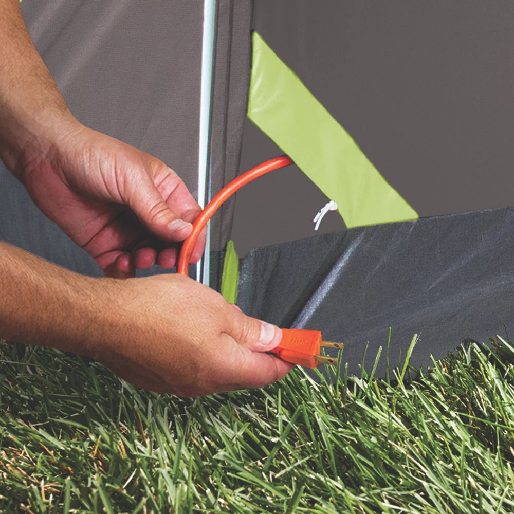 Coleman 6-Person Steel Creek™ Fast Pitch™ Dome Camping Tent With Screen Room, Green - Image 6