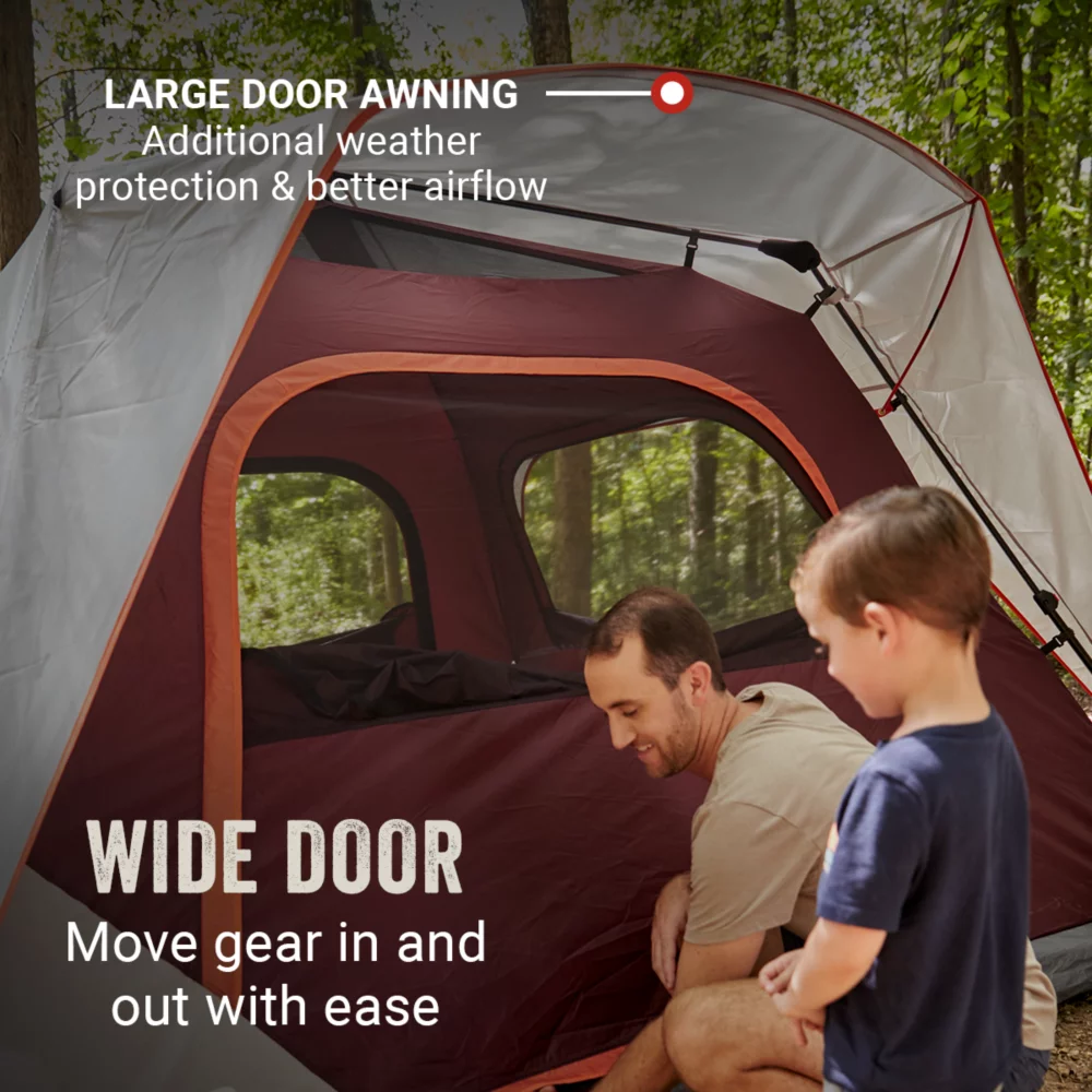 Coleman Skylodgeâ„¢ 4-Person Instant Camping Tent, Blackberry - Image 4