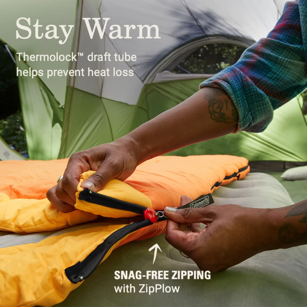 Coleman Arch Bay™ 15°F Big & Tall Sleeping Bag - Image 4