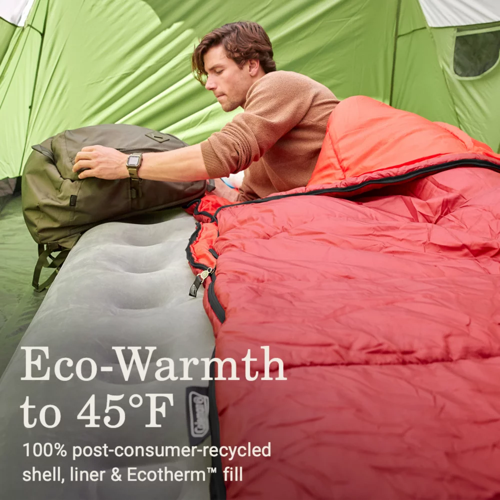 Coleman Flatlands™ 45°F Big & Tall Sleeping Bag - Image 3