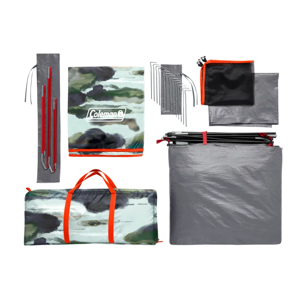 Coleman Skydome™ 6-Person Watercolor Series Camping Tent - Image 9